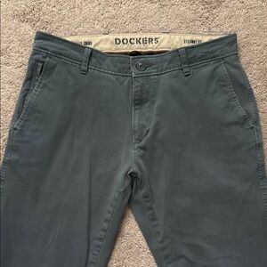 Dockers Gray Chinos Classic Fit Pants